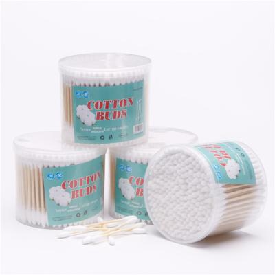 China Factory Direct Selling Eco-Friendly Promotional Disposable Eco-Friendly Bamboo Cotton Ear Buds Cleaning Buds for sale