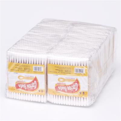 China 2019 Hot Selling Best Price 80pcs Wooden Cleaning Stick Cotton Buds Cotton Pads for sale