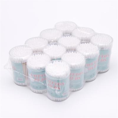 China Hot Sale 100pcs Wooden Cleaning Stick Cotton Buds Cotton Pad for sale