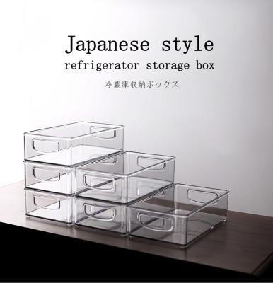 China OEM Available Clear Safe Storage Container Stackable Food Fridge Organizer Storage Boxes And Bins for sale