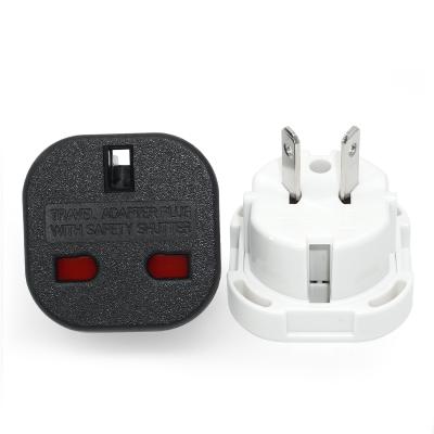 China Hot New Products ABS UK To China Japan Plug Adapter 240v 10A/16A Power Converter for sale