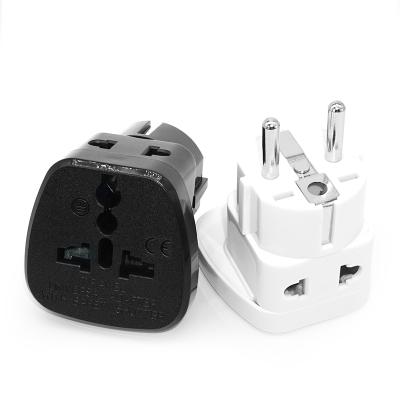 China ABS Universal To Germany EU Plug Adapter 16A France Type To Europe Travel Conversion Plug for sale