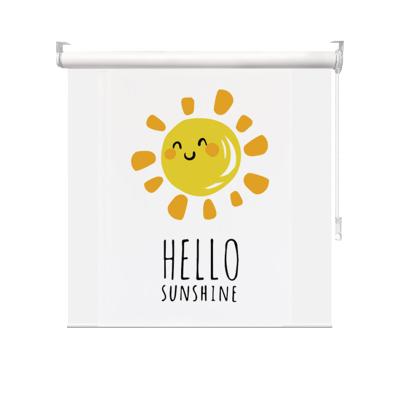 China Minimalist Sun Cartoon Window Roller Fabric Shade Elegance Blind Windows Drapes for sale