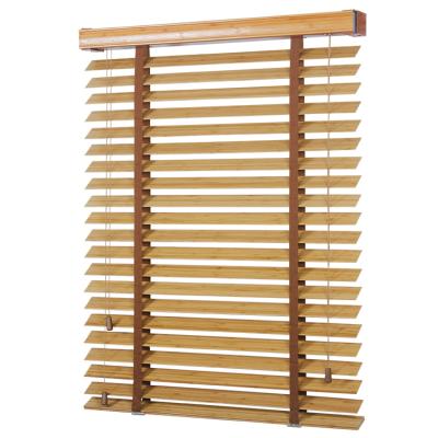 China Oriental Japanese Style Fauxwood Slat Blinds Custom Wooden Horizontal Blinds Venetian Window Blinds for sale