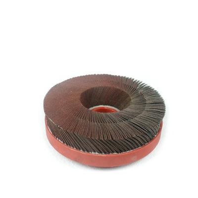 China Wear-resisting Good Supplier Wheel Vertical Wear-Resisting Aluminium Abrasive Flap Disc for sale