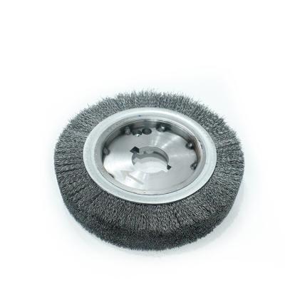 China Wear-resisting Hot Selling Wear-Resisting Silver Brush Stainless Steel Wire Wheel Brushes for sale