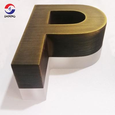 China Long Lasting SHINY Selling Custom Decorative Stainless Steel Metal Signage Letters Backlit Signs Letter Sign Business Outdoor Logo for sale