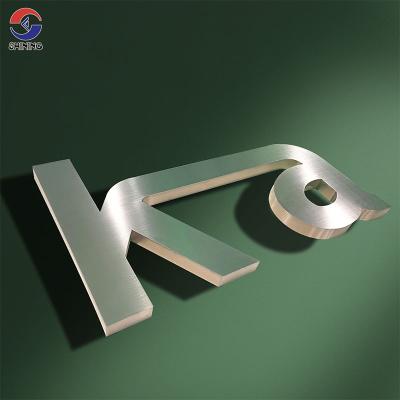 China SHINING Elegant Styles Wholesale Letters Metal Stainless Steel Vintage Signs Electronic Store Front Signs for sale