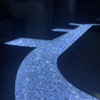 China Strong Shiny High Quality Stainless Steel Channels With Diamond Letters Led Illuminated Sign Acrylic Electronic Signs Led Displays for sale