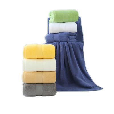 China Sustainable Logo Luxury Towels Custom 100% Cotton Bath Towel Set Supplier for sale