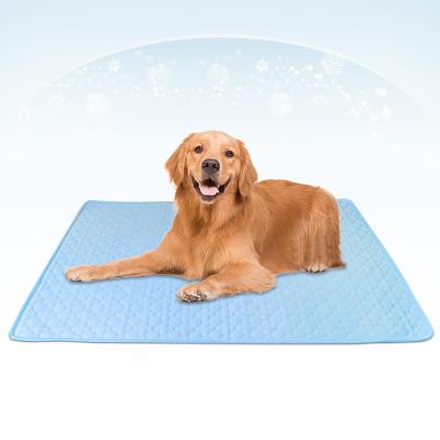 China Wholesale Hot Gel Amazon Summer Cooler Pad Washable Waterproof Dog Waterproof Pet Cooling Mats Bed Custom For Pets for sale