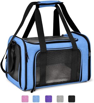 China Amazon Hot Selling Sustainable Pet Foldable Portable Pets Wholesale Travel Bags.pet Carriers Travel Products for Small and Medium for sale