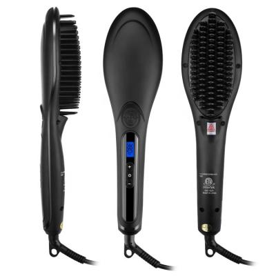 China Hot Selling Usb Rechargeable Hotel Mini Salon Equipment Ceramic Hair Straightening Brush for sale