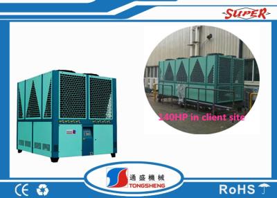 China Refrigeration Air Cooled Screw Chiller For Chemical / Plastic Industry for sale