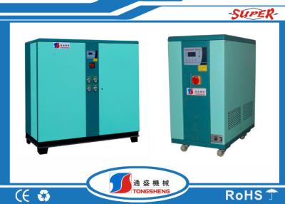 China Enrolle la máquina industrial 40HP R407C PC-40WC del refrigerador de agua del compresor en venta