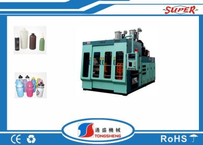 China 4 Cavity 750 ML PP Bottle Blow Moulding Machine Three Layer With Servo Motor for sale