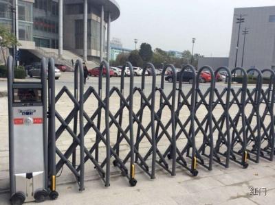 China Security Factory Electric Retractable Gate Stainless Steel With Wireless Remote Control for sale