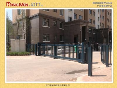 China Aluminium Alloy Telescopic Sliding Gate With Anti-Collision Photocell Sensors for sale