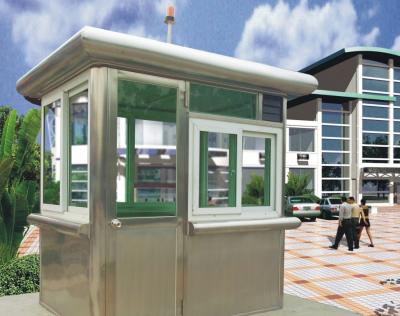 China Stainless Steel Security Guard Booths for sale