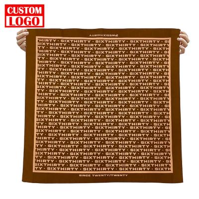 China Multifunctional Custom Logo Printed Malaysia 100% Cotton Bandana Made In China for sale