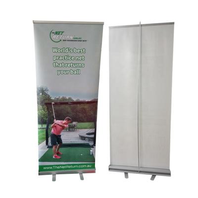 China Advertising Mini Rollup A4 Roll Up Stand Conference Display Roll Up Banner Stand Display for sale