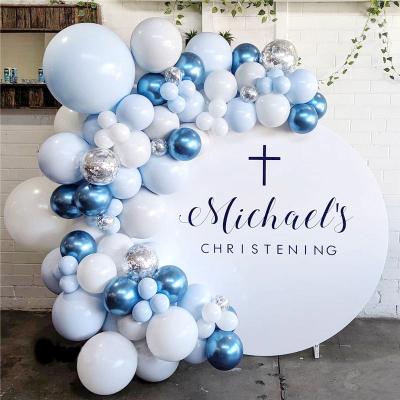 China Gift Toy Blue Atmosphere Chain Props Adult Stage Props Wedding Toy Balloon Set Balloons Party Decorations Birthday Graduation Gift for sale