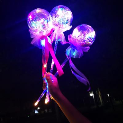 China PVC Jelly Balloon Ball LED BOBO Balloon Normal Air Helium Light Gift Inflatable Toy Magic Wand Globo Lighting PVC Toy Transparent OR ; HEB for sale