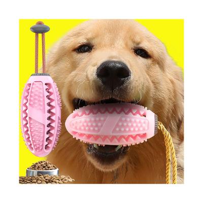 China Factory Price Sustainable Convenient Soft Pet Toy Pet Food Ball Dog Chew Rubber Ball For Dogs for sale