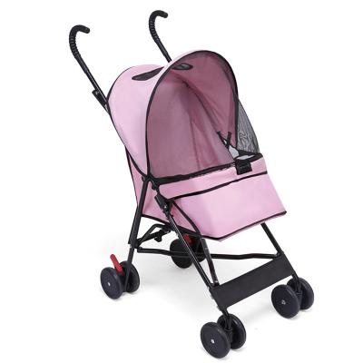 China Sustainable Durable Durable Cart Pet Carrier At Factory Price Oxford+Metal For Pet for sale