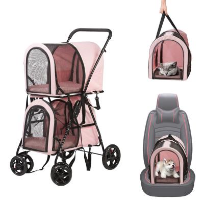 China Factory Direct Sales Oxford+Metal Trolley Completely New Pet Sustainable For Family for sale