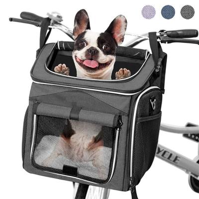 China China Viable Supplier Wholesale Individuality 600d Oxford Dog Bike Basket Carrier For Home for sale