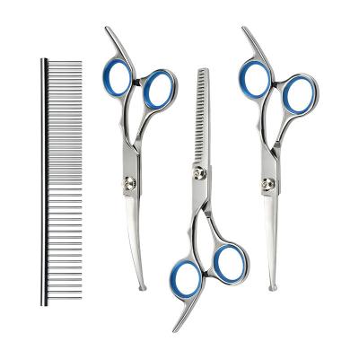 China Direct Sale Stainless Steel Pet Grooming Scissors Viable Tool For Home for sale