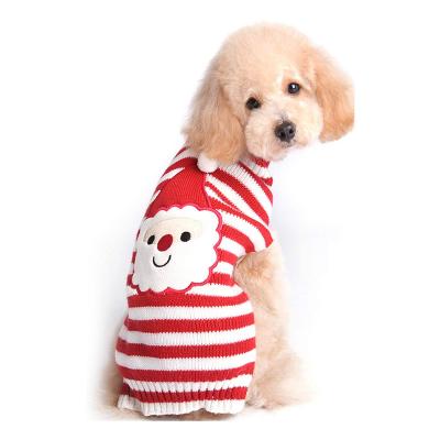 China Viable Manufacturers Supply Cute Cotton Warm Christmas Sweater For Small Dogs Pet Apparel For Pet for sale