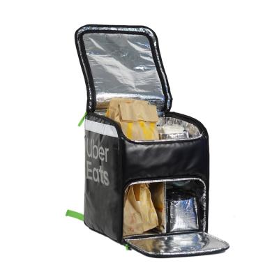 China Custom Thermal Cooler Bag Delivery Bag Uber Eats Food Delivery Bag Cooler Bags for sale