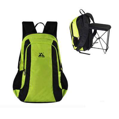 China 2020 popular folding chair backpack with folding chair with low price backpack with chair for sale