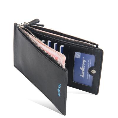 China ATM Wallet Mens Womens ID Card Holder Leather Men's Wallets Fashion Low Price for sale