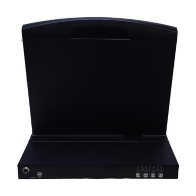 China Module design easy installation with high definition HDMI KVM monitorl 4 port console for sale