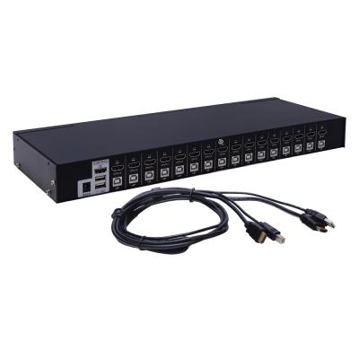 China 16port Rack Mountable KVM Switch AS-9116HA for sale