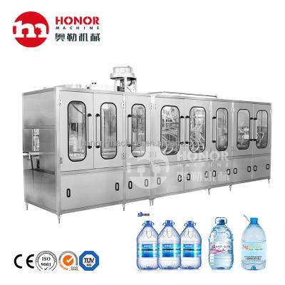 China Food Honor Machine Large Tabletop Bottle Water Rinsing Filling Capping Machine Line for sale