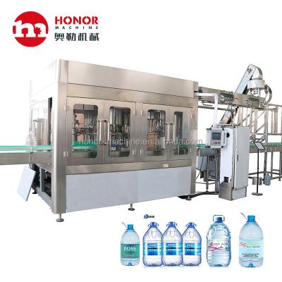 China New Rotary 1000bph / 2000bph / 3000bph Food Drum Washing And Sealing Filling Machine For Drinking Water for sale