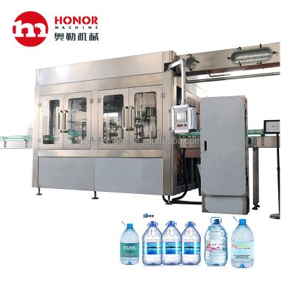 China Rotary Type 3-in-1 Drinking Water Mineral Pure Food Bottling Machine for sale