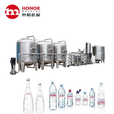 China Reverse Osmosis The First Stage Reverse Osmosis Water Treatment System Purifier Pure Drinking Water Filling Machine for sale