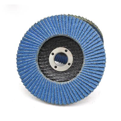 China Low Noise Hot Selling Plate Shape Fin Disc Flower Flap Polishing Disc For Stainless Steel Grinding for sale