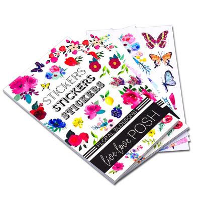 China Eco-Friendly Kids High Quality Custom Printing Full Color Happy Planner Kids Reusable Sticker Book for sale