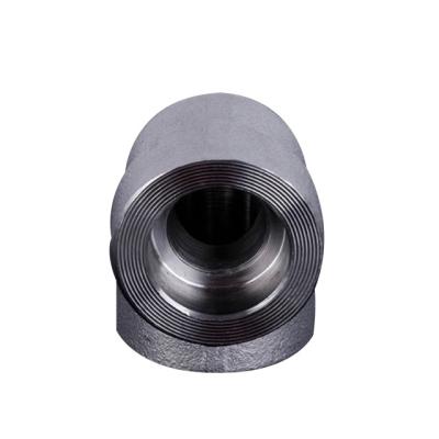 China Industry ASME B16.11 A105 A350LF2 Gr60 Gr70 3000bls 6000bls Socket Weld Carbon Steel 90 Degree Forged Elbows for sale