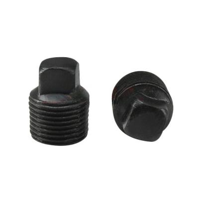 China Industry Pipe Fitting 1/2 3/4 Inch Forged NPT Carbon Steel Male Solid Head Socket for sale