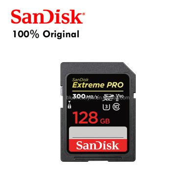 China SanDisk 128GB PRO SDXC Extreme, UHS-II SD Memory Card, 300 MB/s, 8K, V90, U3, C10, SDSDXDK-128G-GN4IN 128 GB for sale