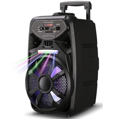 China Factory Price Portable 12 Inch, 8 Inch Outdoor Portable, Rechargeable Subwoofer Karaoke Party DJ Cart Speaker for sale