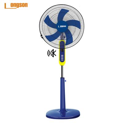 China Fan with BT speaker ultra wind up adjustable oscillation, 220v 18 inch Fan, pedestal fan BT speaker for sale