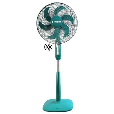 China Fan with FM Speaker, TF USB Electric Pedestal, 18 Inch DC Stand BT Speaker Solar Multimidea BT Fan for sale